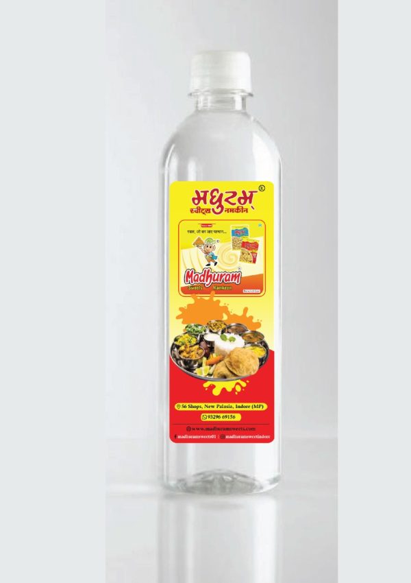 Eco-friendly branded water bottle with matte finish and custom printing